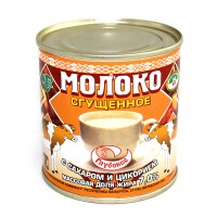 конс. Молоко сгущ. с цикорием 7% 380г ж/б Глубокский